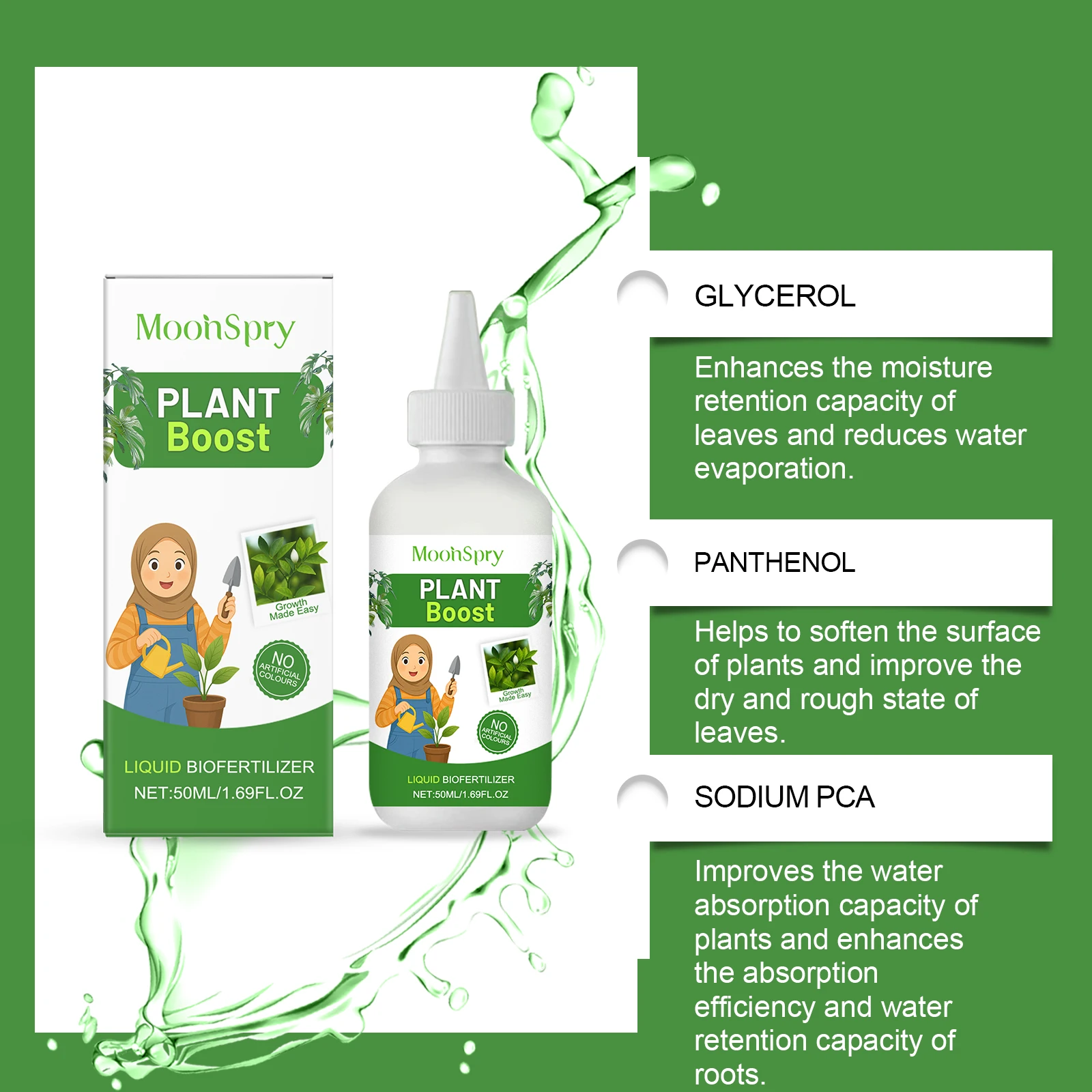 محلول تنشيط عالمي لمغذيات النباتات لنباتات الزهور ينشط الجذور لتعزيز امتصاص مغذيات النباتات #3