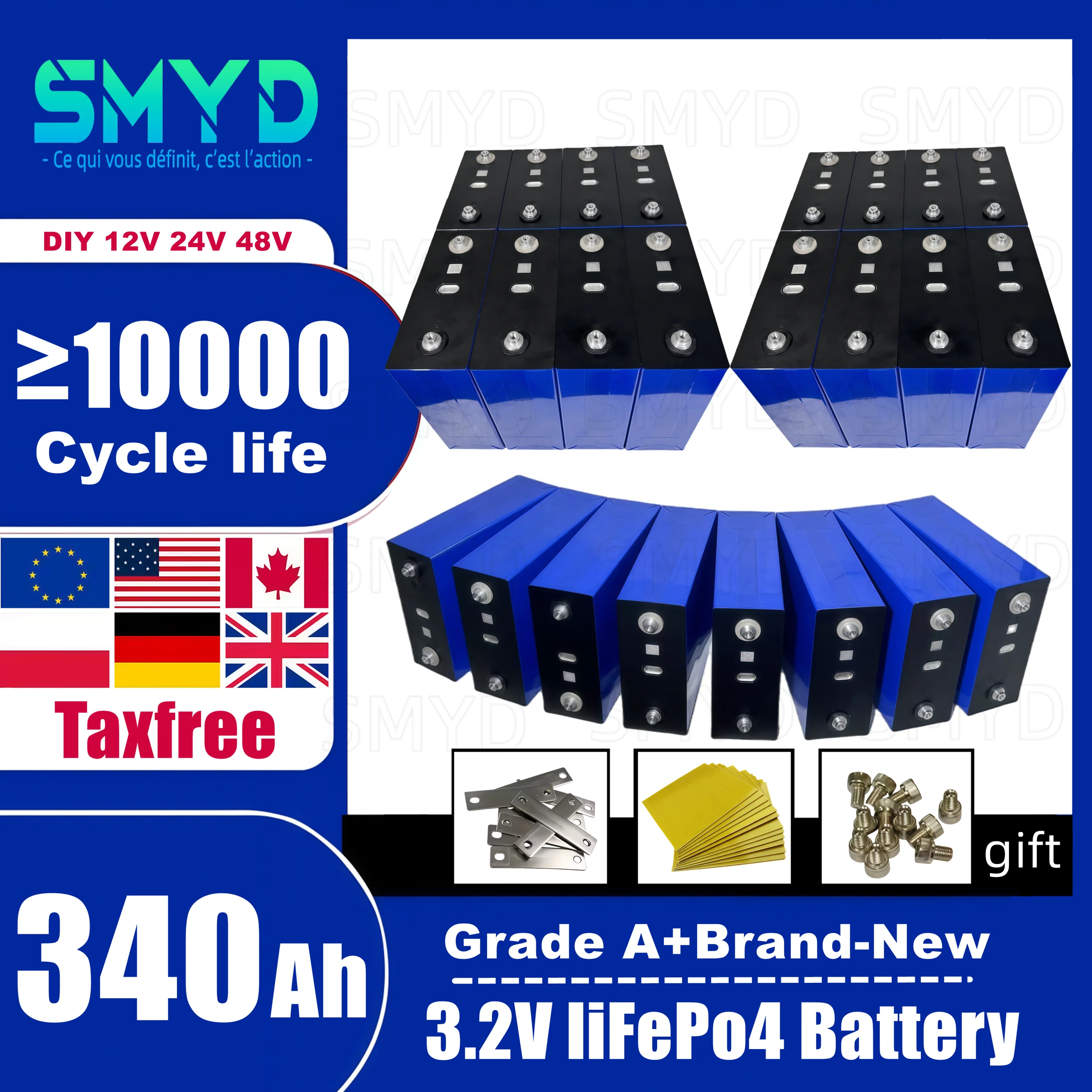 340Ah Lifepo4 10000… - image