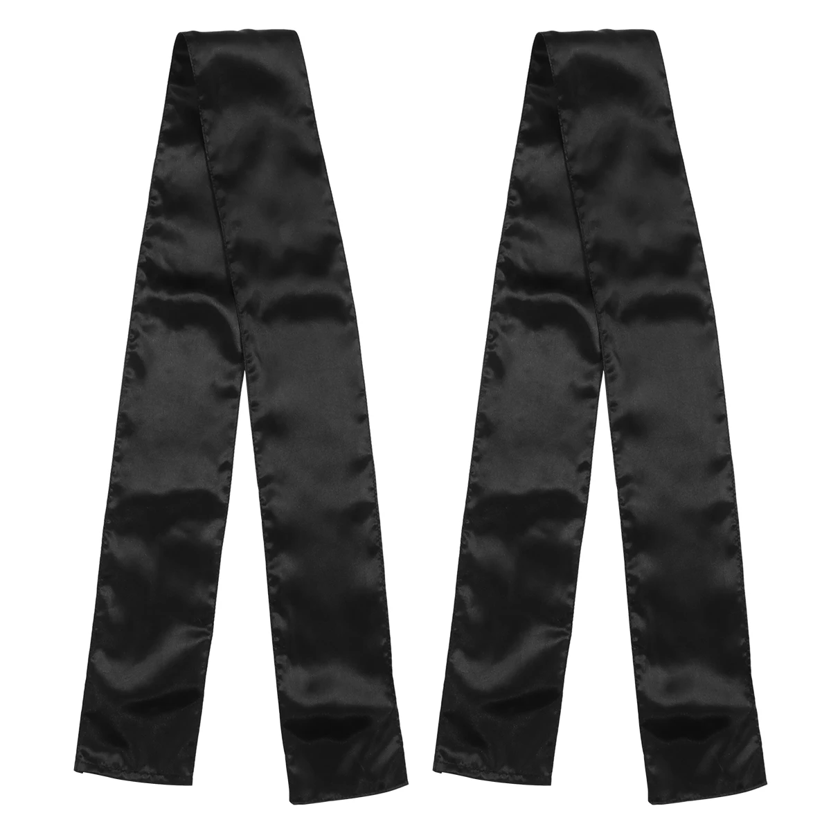 

2pcs Hair Band Non Wraps Satin Headbands Silk Scarf Grip Imitation Elegant Travel Size Perfect Decoration Wrap for Indoor