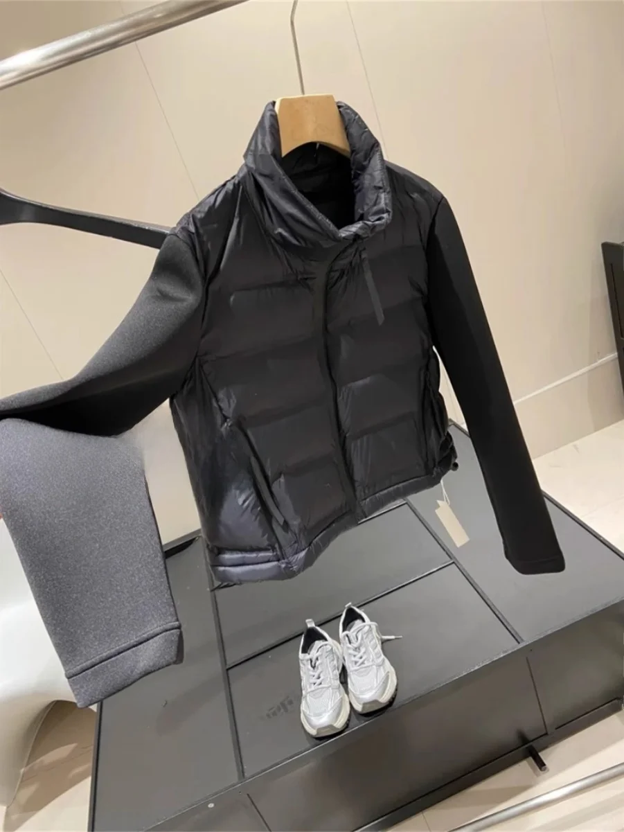 

Хлопковая куртка ort Sle! Осенне-зимняя тонкая утепленная куртка с пэчворком и декоративной строчкой, женская модная верхняя одежда