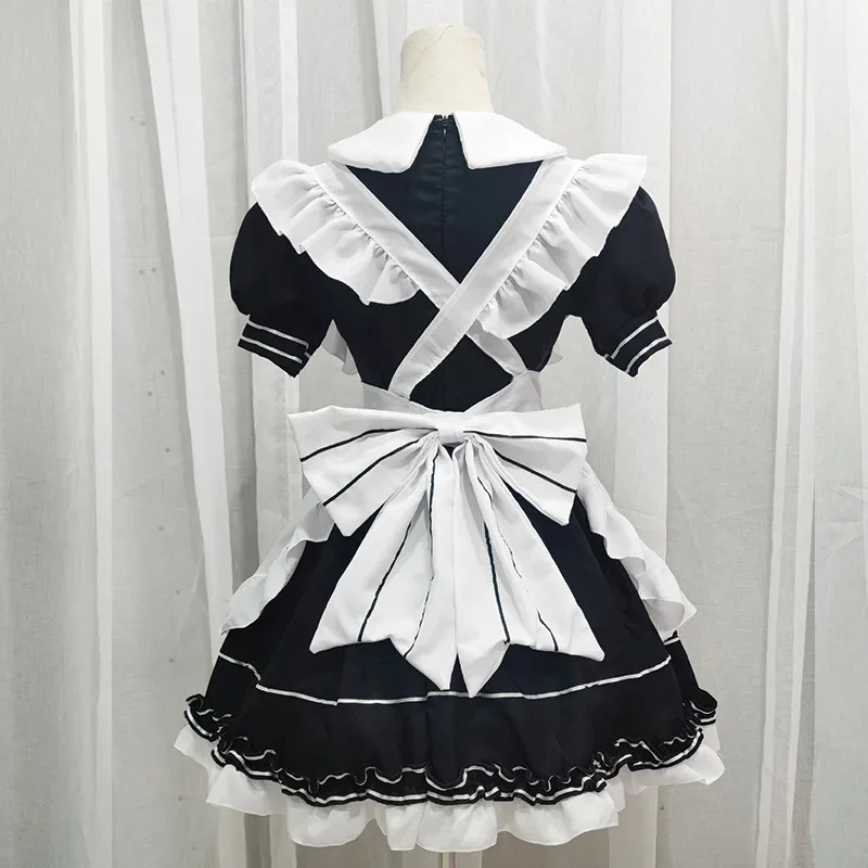 Japanische kawaii lolita Dienst mädchen Kostüme Anime Cosplay Halloween kleine Teufel Dienst mädchen Outfits Bauern bluse für süße Mädchen Drops hipping