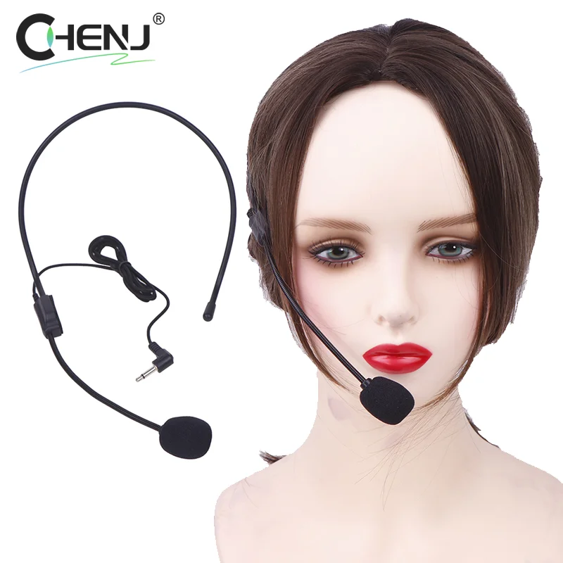 1pcs DIY Headset Wired Microphone Ear Mounted Teachers' Teaching And Guide's Bee Loudspeaker Accessories