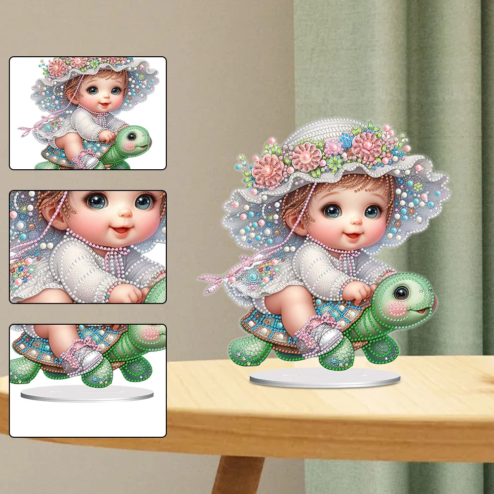 

Наборы для алмазной мозаики 2D: акриловые плоские украшения для стола, декор для спальни, набор для алмазной вышивки своими руками