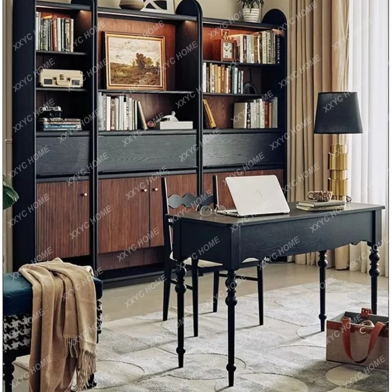 XX retro solid wood writing desk desk