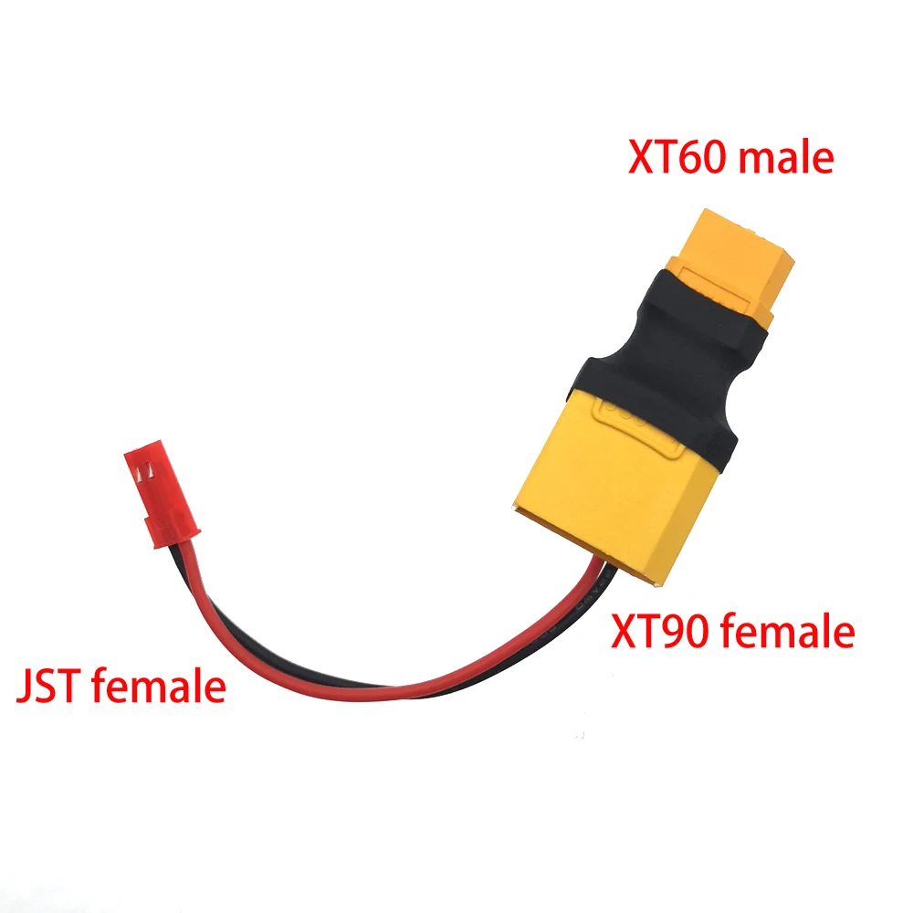 XT90 ESC XT60 XT Plug Female Male JST Connector Adapter Cable LiPo Adjustment Conversion Head For RC Helicopter Quadcopter Drone