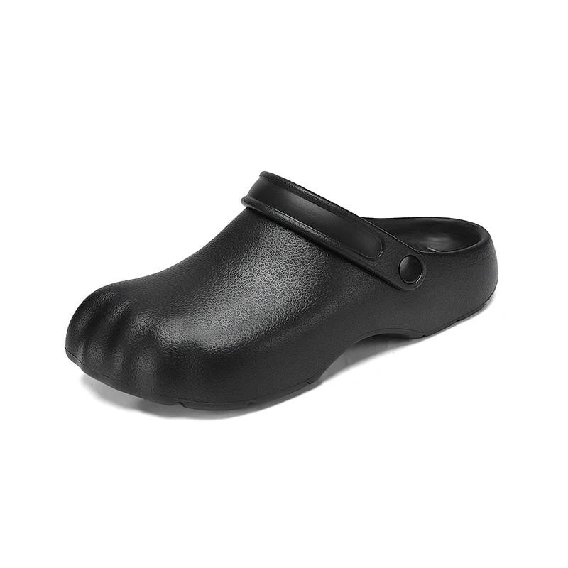 

Anti-slip EVA Couple Slippers Closed Toe Thick Sole Soft Cloud Feel Trendy All-match Indoor Outdoor Walking Slippers