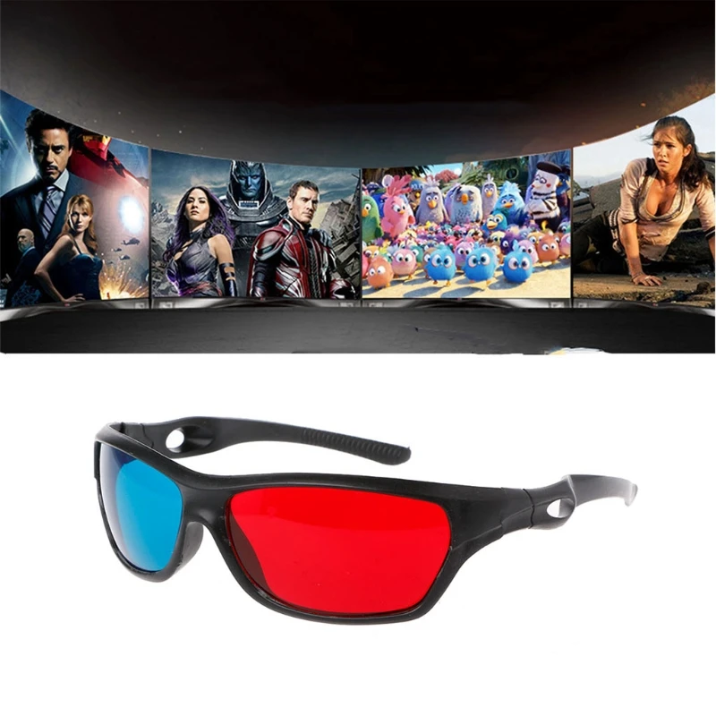 3D Red Blue Glasses Applied in General Computer Monitor, Laptops, Projectors