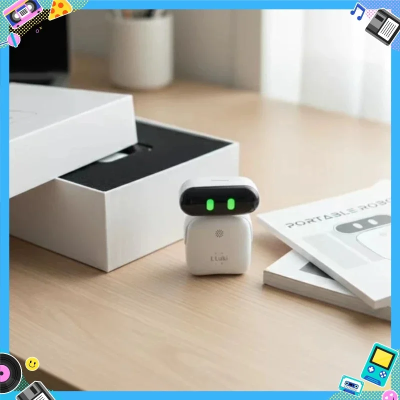 AI Smart Companion Robot for Wireless Indoor Use - Emotional Social Voice Interaction Foreign Language Learning Educational Gift