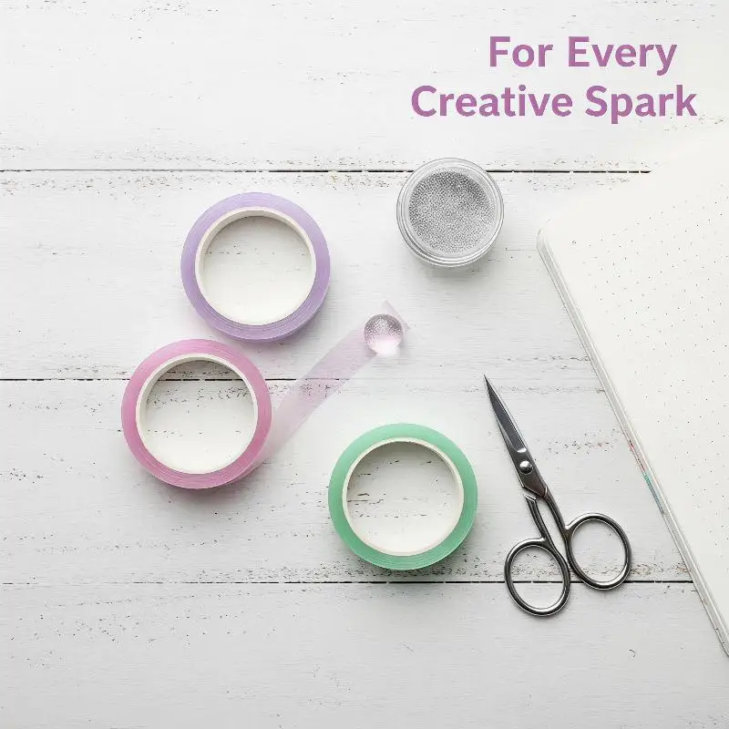 Sticky Ball Rolling Tapes 3/6Pcs 5M DIY Educational Sensory Toys Fun Creative Craft Activity for Toddlers Preschool Kids