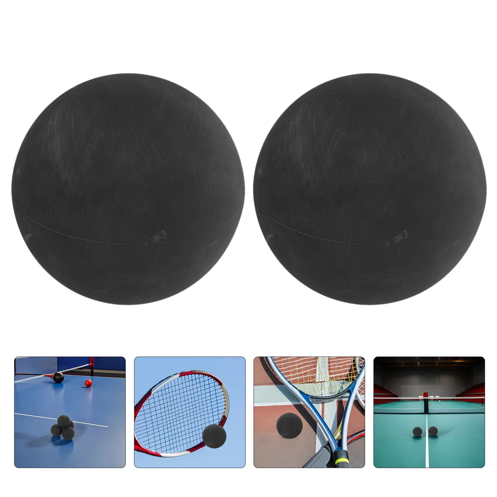 

6Pcs Rubber Handballs for Kids and Adults Squash Training Aids Indoor Outdoor Bounce Ball Party Game Racquetball Practice Small