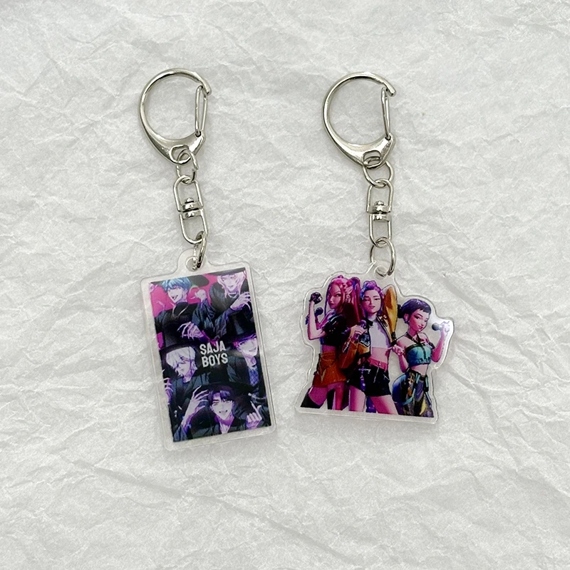 سلسلة المفاتيح الجمالية لحقيبة Kpop شيطان هنتر النمر المفاتيح لوازم الحفلات شارة لمحبي الحفلات المفضلة هدية المشجعين