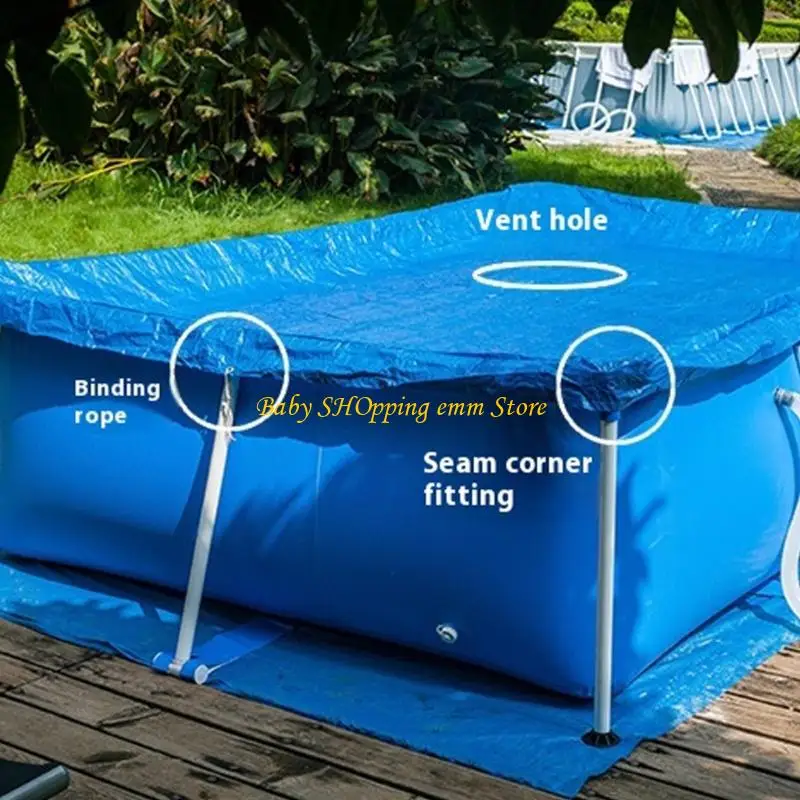 23GD Couvercle piscine professionnelle Fixer élastique TARP TARP Configuration des configurations