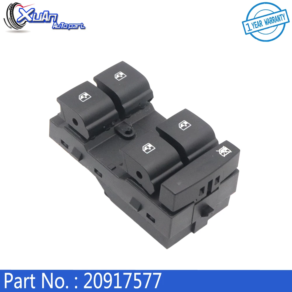 XUAN Car 8 pins Electric Power Window Control Switch Master 20917577 For Chevrolet Orlando Cruze Malibu Orlando Cruze Malibu