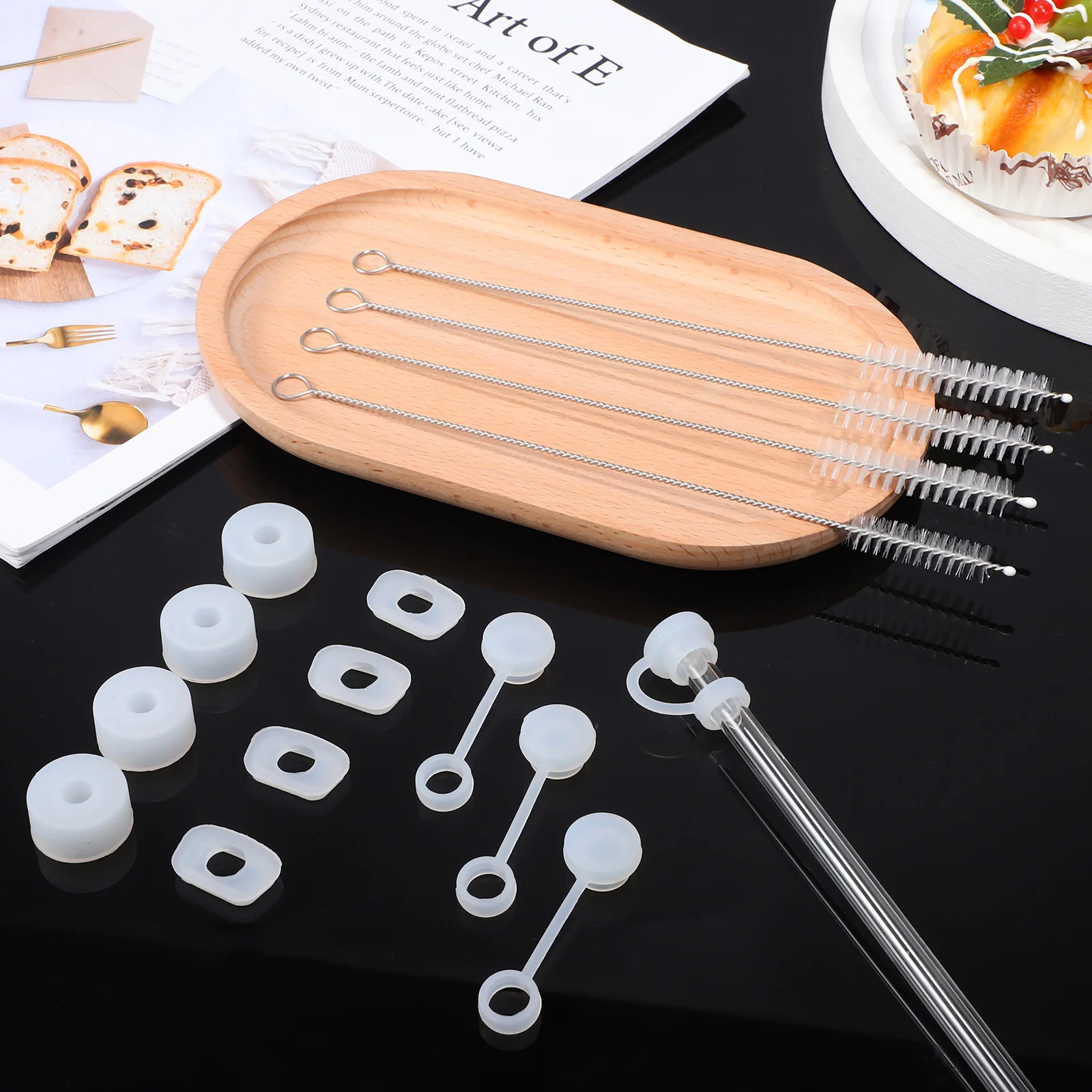 

12pcs Silicone Spill Proof Stopper Set Square Round Leakproof Cup Stoppers Compatible For Stanley Mug Reusable Dishwasher Safe