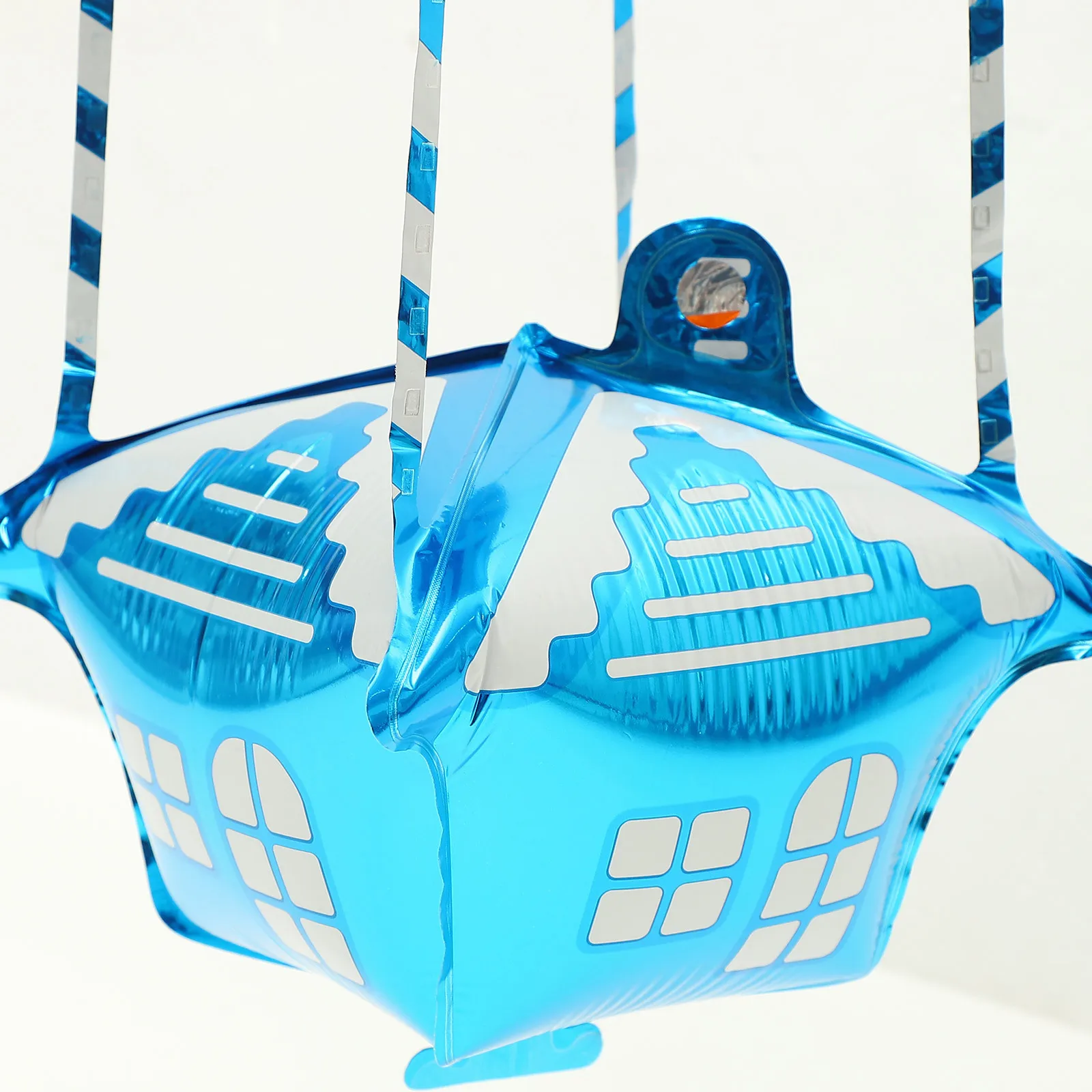 

10Pcs Kids Party Balloons Hot Air Balloon Aluminum Film Design Easy to Hang Ceiling Decor for Festive Celebration Scene