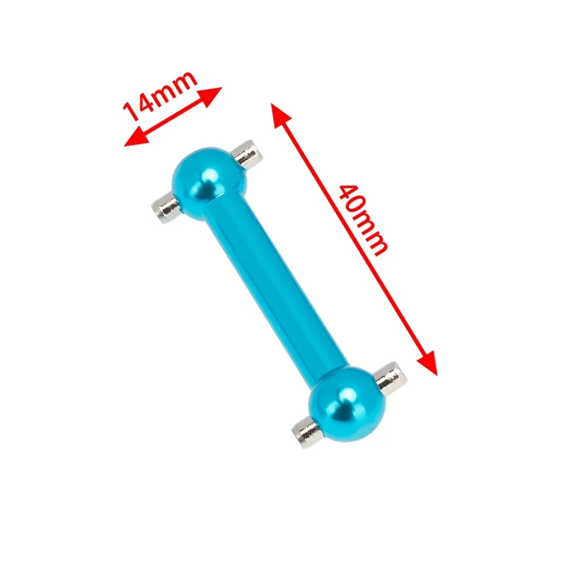 Metallo Albero di Trasmissione CVD Dogbone Ruota Asse Tazza Adattatore Esagonale Per Tamiya TT-01 TT01 TT-02 TT02 1/10 RC Auto Parti di Aggiornamento