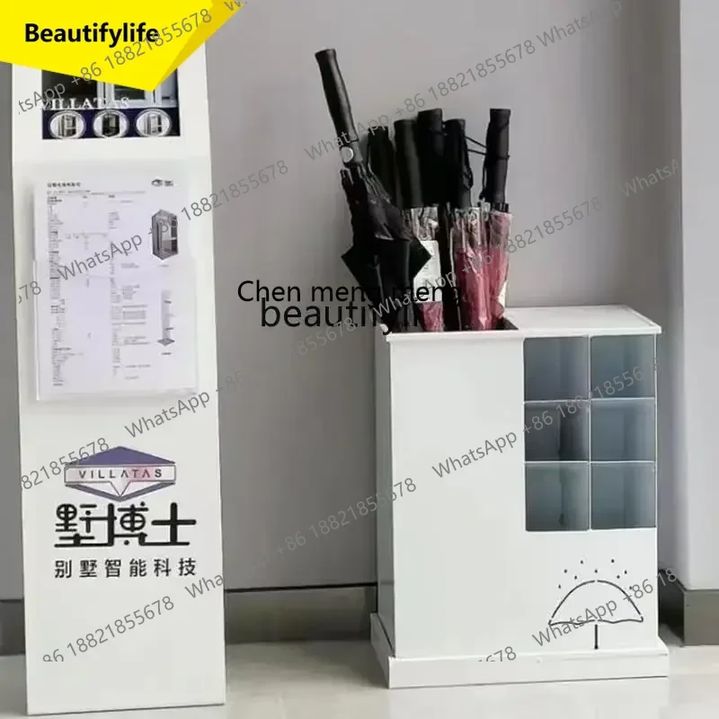 ss 8617 Household umbrella frame Commercial umbrella bucket Sales department Commercial street Umbrella storage creativity