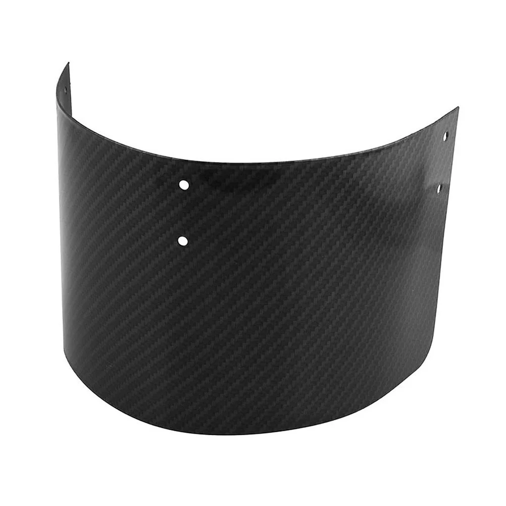 

Cover Universal Heat Shield Metal Racing Car Cold Air Intake Cone Motion Filter Cover (Water transfer, Carbon Fiber Black)