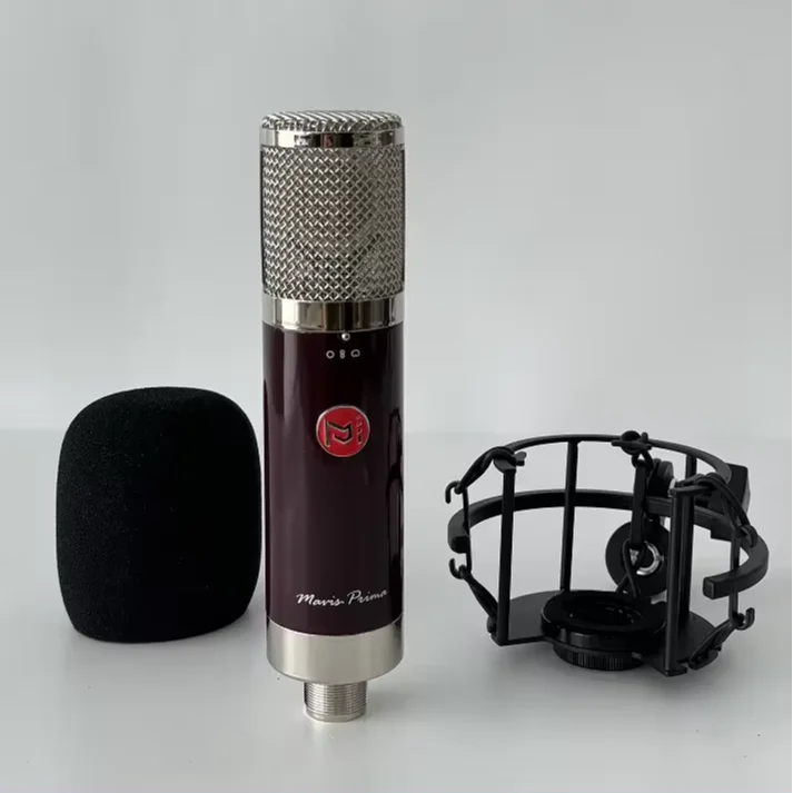 BAIFEILI V81S High Quality Dual Capsule Condenser Microphone 34mm Studio Recording 3 Selectable Polar Patterns 48V Phantom Power