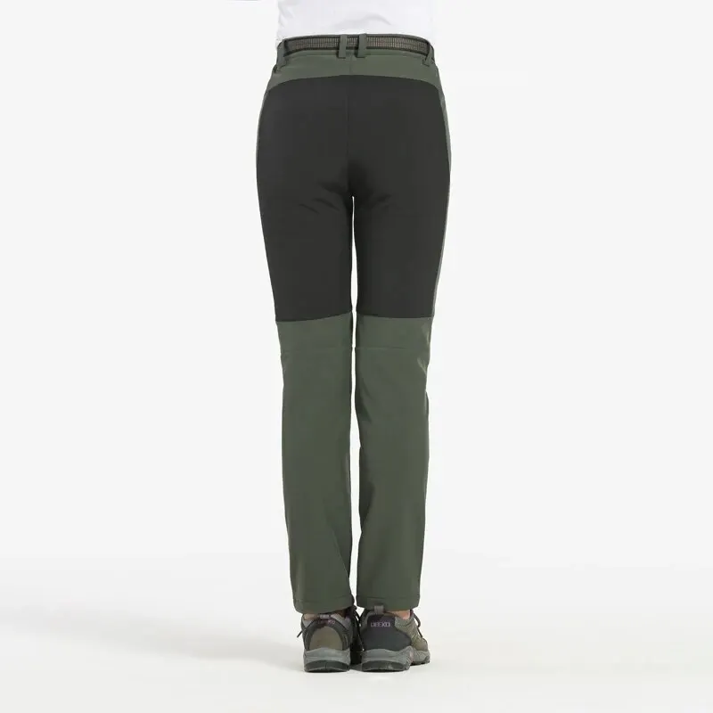 LNGXO polarowe spodnie zimowe damskie wodoodporne ciepłe spodnie Soft Shell piesze wycieczki Trekking Camping narciarstwo Outdoor wiatroszczelne
