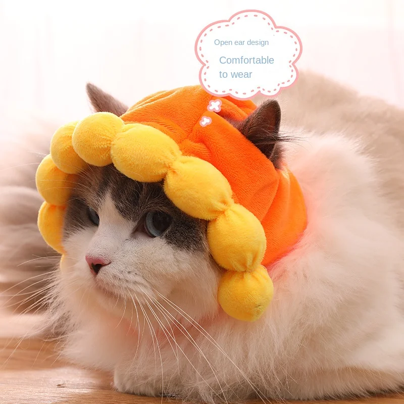 

Cat Headgear Cute Pet Dog Cat Cap Candy Ears Hats For Cats Kids Cosplay Props Headwear Ears Pet Headdress Cat Accessories