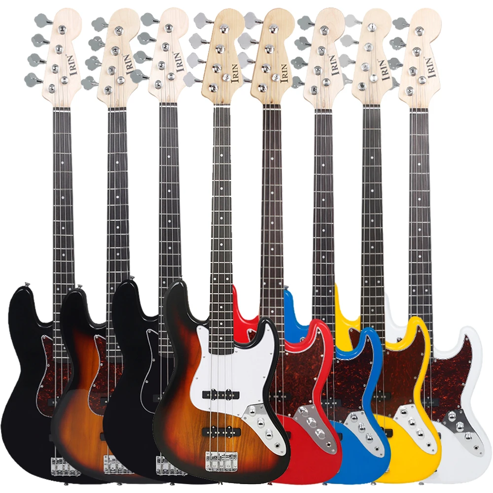 IRIN 4 Strings Electric Bass Guitar 20 Frets Rosewood Fingerboard Sapele Body With Strings Amp Bass Guitar Parts & Accessories