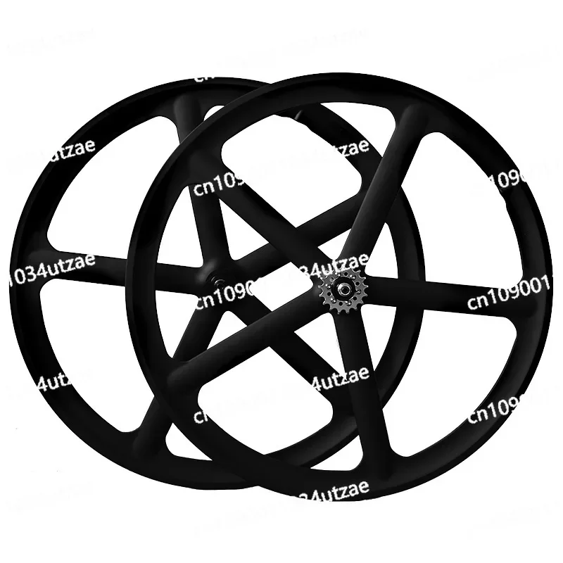 700C Dead Fly Integrated Wheel Magnesium Alloy Factory Direct Sales Single Speed V Brake Dead Fly Integrated Wheel Set