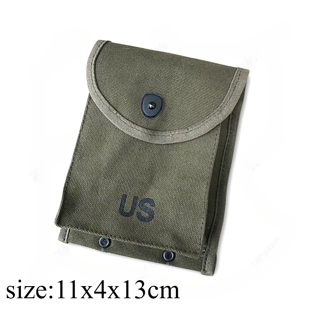 11x4x13cm US Vintage M1 Universal Pouch Replica Can Hold Parts Small Tools Suitable for Waist Hanging Outdoor Carry Bag