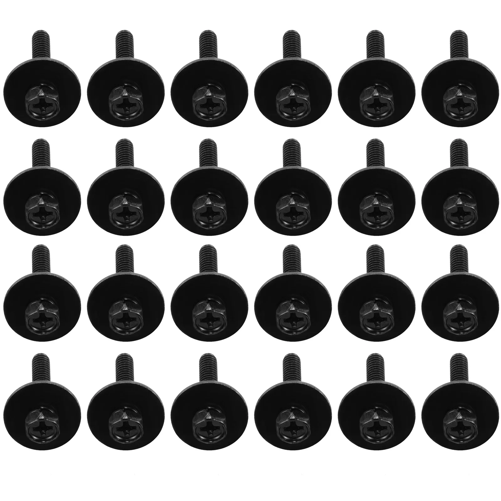 

100 Pcs Metal Drum Lug Nuts Mounting Hardware Standard Kit Screws with Washers Bolts
