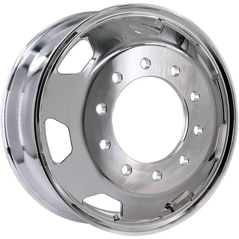 Aluminum Truck Wheel 22.5” x 8.25” Kenworth Stylized 7 Holes 2 PCS