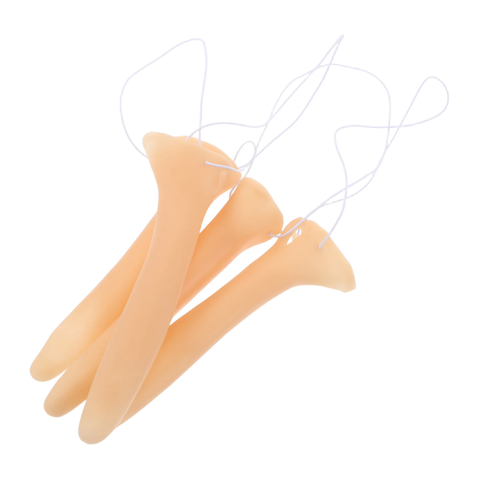 4 stks Lange Neus Prop: 6.5 Inch Pvc Halloween Cosplay Decor Herbruikbare Grappige Dress Up Neus Voor Maskerade Partij Accessoires,