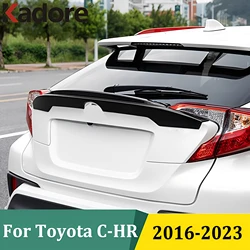 For Toyota C-HR CHR 2016 2017 2018 2019-2023 Carbon Fiber Spoiler Lips Rear Trunk Wings Car Styling Sticker Exterior Accessories