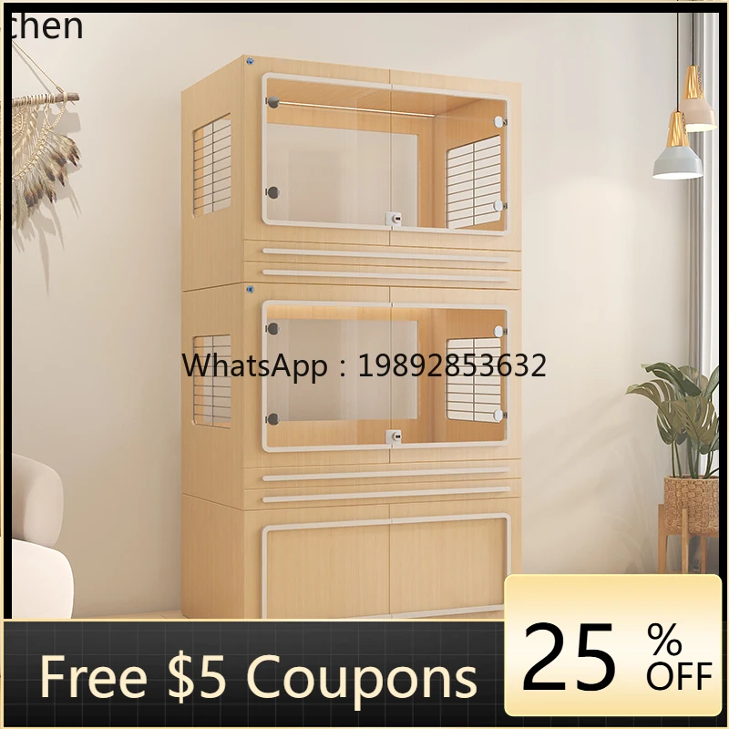 furniture small and medium splash-proof urine kennel indoor dog villa indoor with toilet