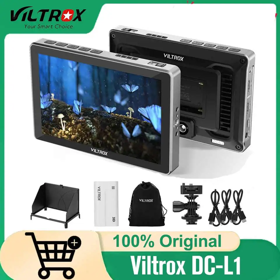 Viltrox DC-L1 7 Inch 600nit 4K 60Hz HD Input/Output Monitor For Photography Vlogging Filmmaking TV Creating Touch Screen Monitor