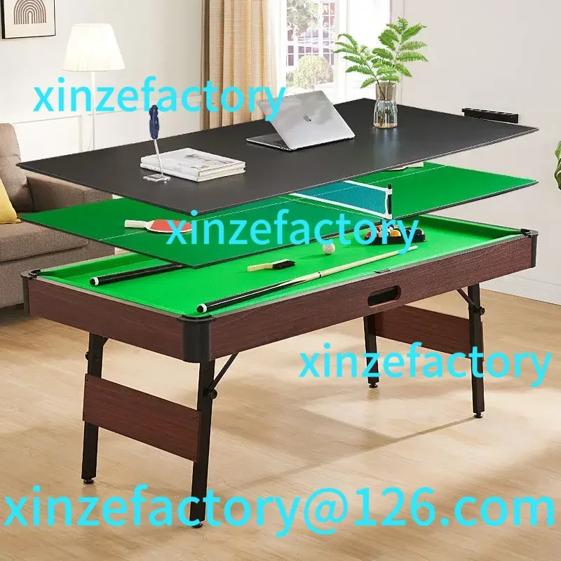 

Подходит для домашнего использования, мини-бильярдный стол для взрослых, многофункциональный 3-в-1, простой складной, специальный, с автоматическим возвратом, бильярдныйcu