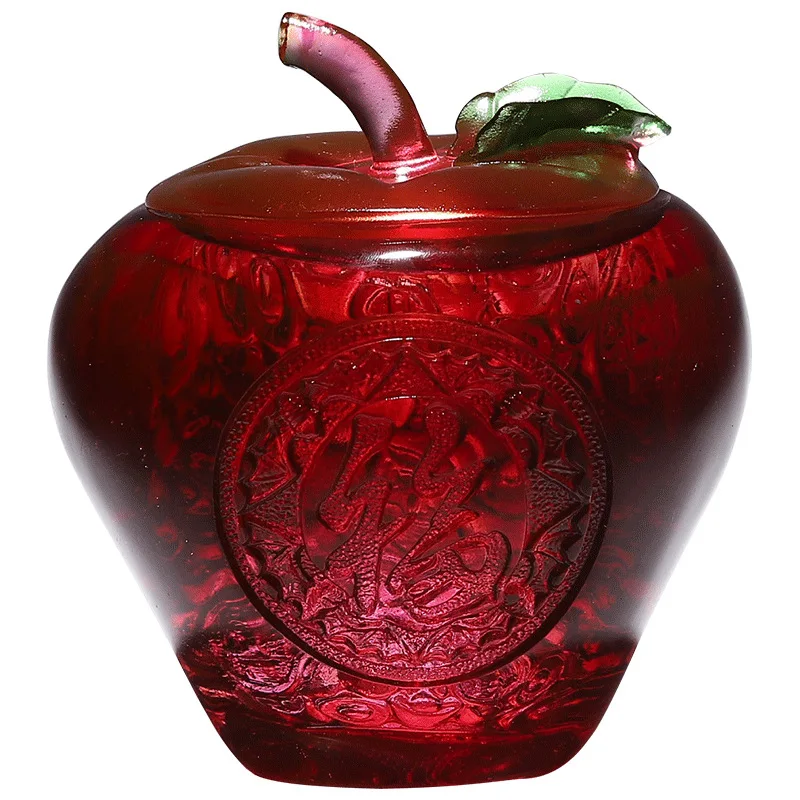 Apple ornament Chinese lucky living room TV cabinet decoration