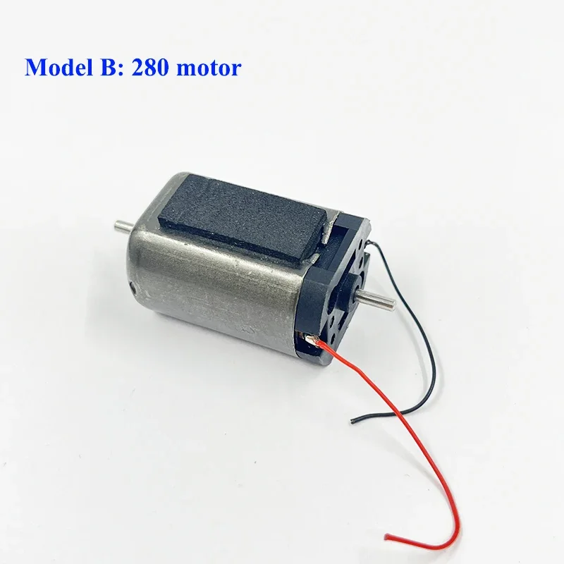Micro 5-pole Rotor Dual Shaft 050 / 280 Motor DC6V-12V High Speed Double Axis Engine for HO Scale Model Toy Railway Train Models
