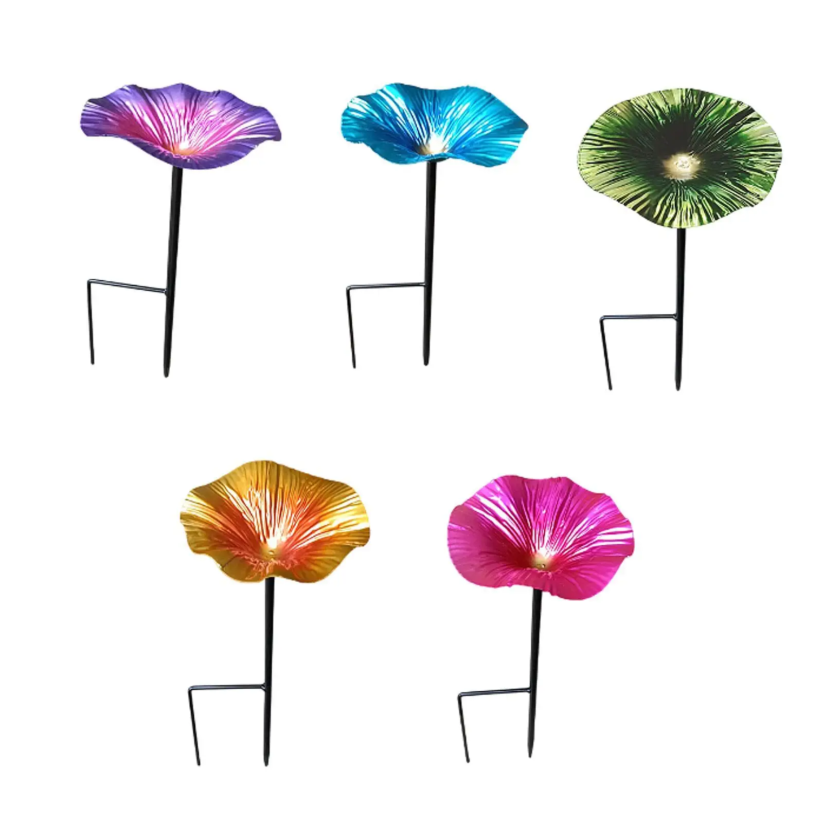 

Декоративная кормушка для птиц в форме цветка со съемным металлическим кольцом-держателем для садовых дорожек и дворов, для любителей наблюдать за птицами