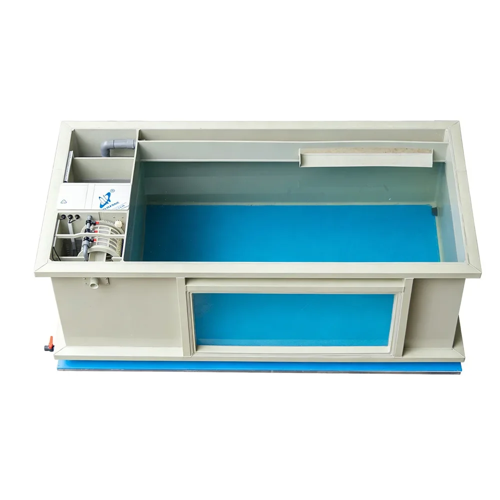 Fully automatic filtration integrated machine for temporary ornamental fish ponds, drum filtration, aeration, and oxygenation