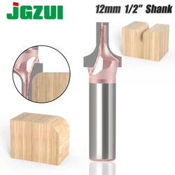 12mm 1/2 '''shank fresa a punta tonda fresa in carburo di acciaio al tungsteno utensile per la lavorazione del legno fresa per legno Router