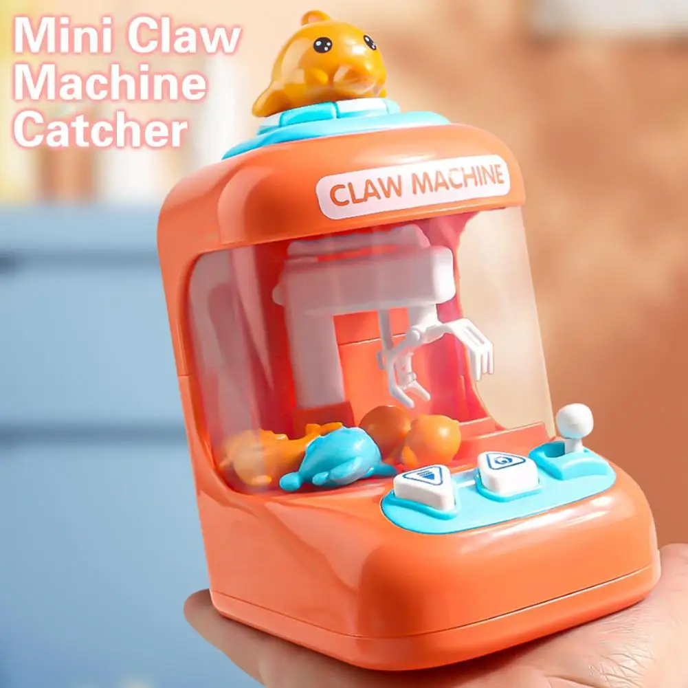 ABS  Cute Educational Claw Toy Grabber Built-in Battery Claw Machine Simple Operation   Children Gift