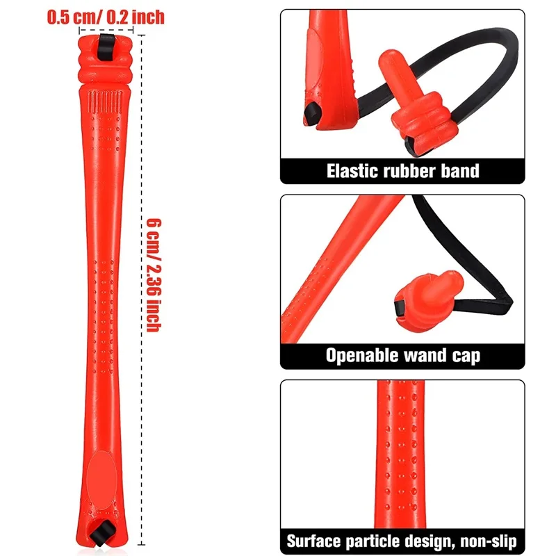 60 Pieces Of Perm Curling Rods Curling Irons Plastic Cold Wave Rods Perming Rods Curling Irons Hair Styling Tools 0.2 Inch Red