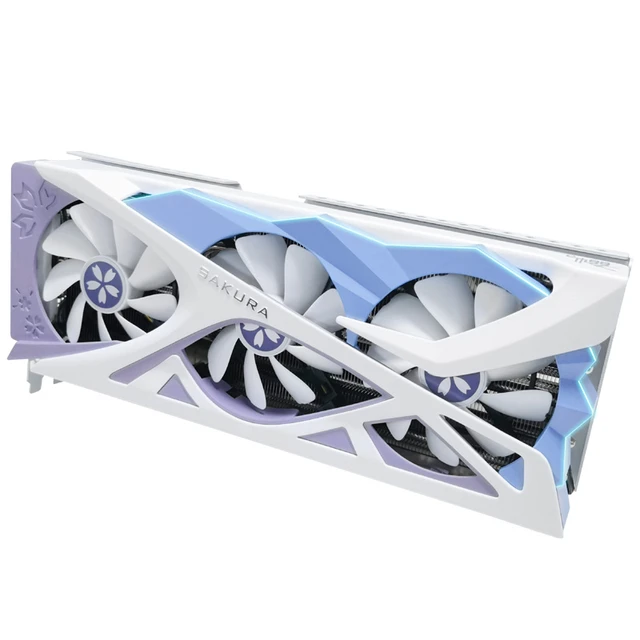 Yeston GeForce RTX 4070 SUPER Graphics Card 12GB D6X Sakura OC 12GGDDR6X  Video Card RTX4070 SUPER Gaming GPU Sakura New