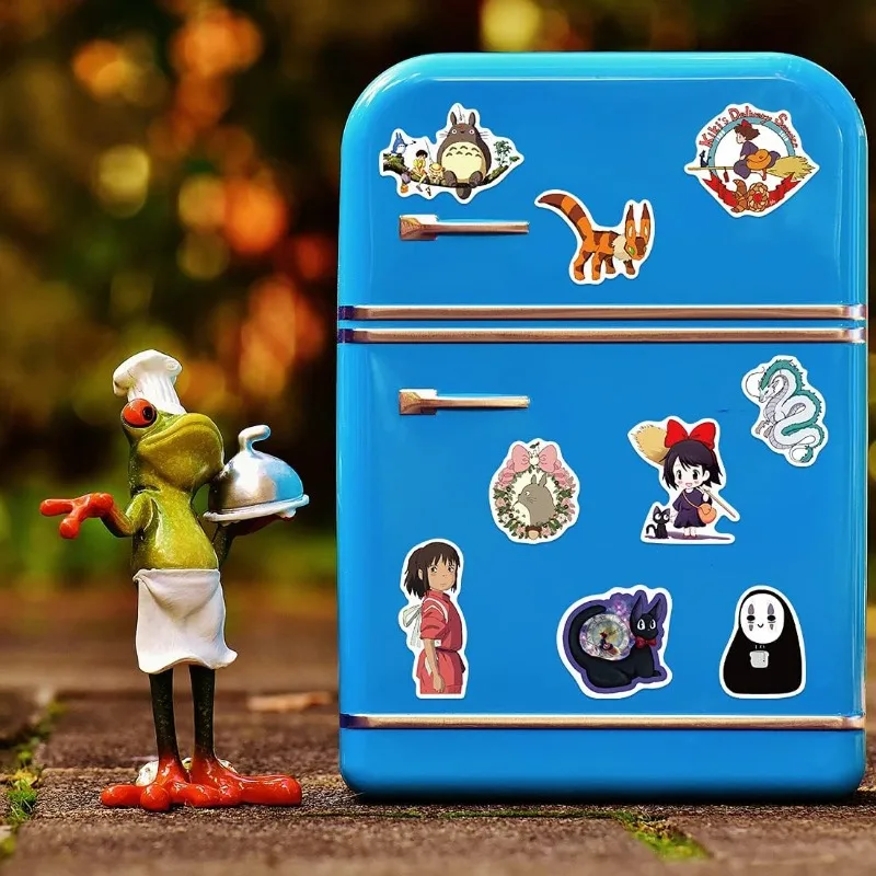 جديد Agan Studio Ghibli ملصقات 100 قطعة مقاوم للماء الفينيل أنيمي ملصقات للأطفال المراهقين الكبار سكيت الكمبيوتر المحمول