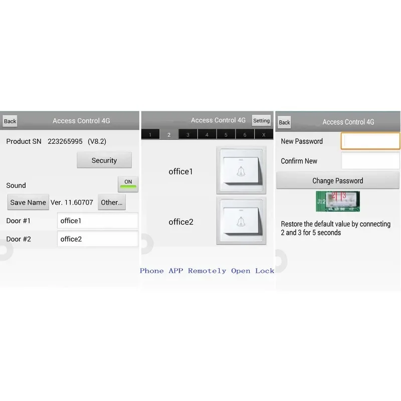 Tcp/ip 4-deurs Toegang Bedieningspaneel Kit Elektrische Strike Beveiligen No Mode Lock Inschrijving Rfid Usb-Lezer 110-240V Power