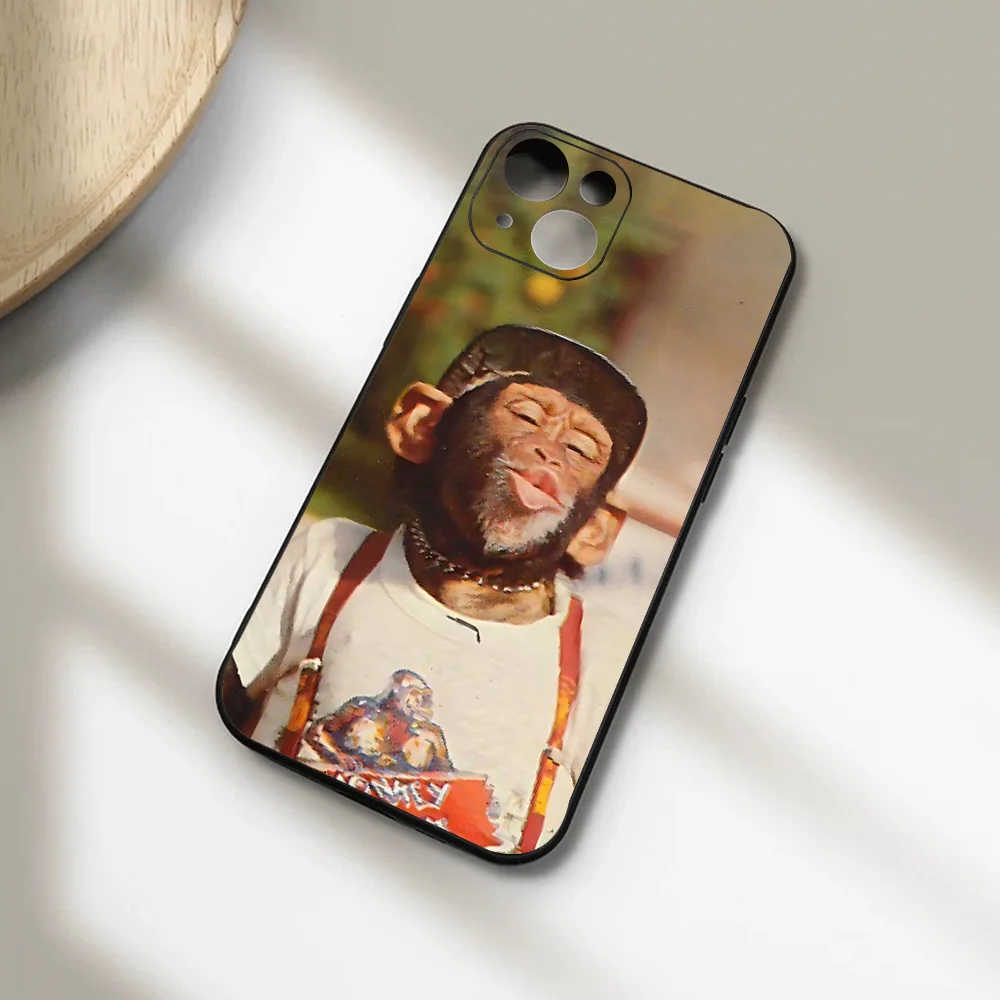 Monkey Sipping Caprisun Meme Phone Case For Iphone 15 11 13 14 15 16 Pro Max 7 8 Plus X Xr Xs Max Se2020 12mini Cover Case