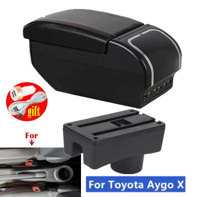 

central armrest box For Toyota Aygo X armrest box For Toyota Aygo X car armrest box Ashtray Internal Dedicated Retrofit parts