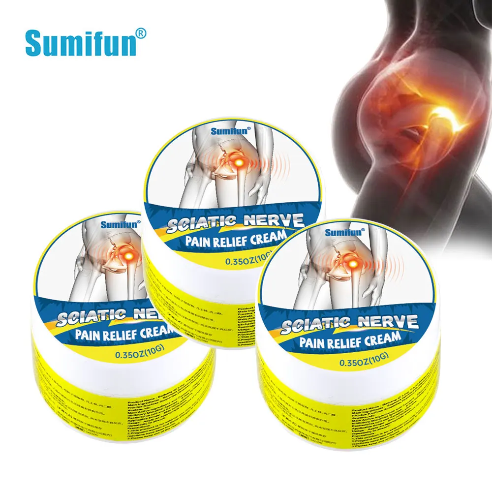 

Sumifun 2/3/5Pc Sciatic Nerve Pain Relief Medical Cream Hip Leg Waist Numbness Ointment Muscle Joint Orthopedic Ache Plaster