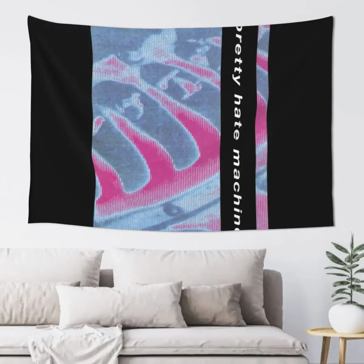 

pretty hate machine Tapestry Wall Mural Home Decoration Room Aesthetic Tapestry