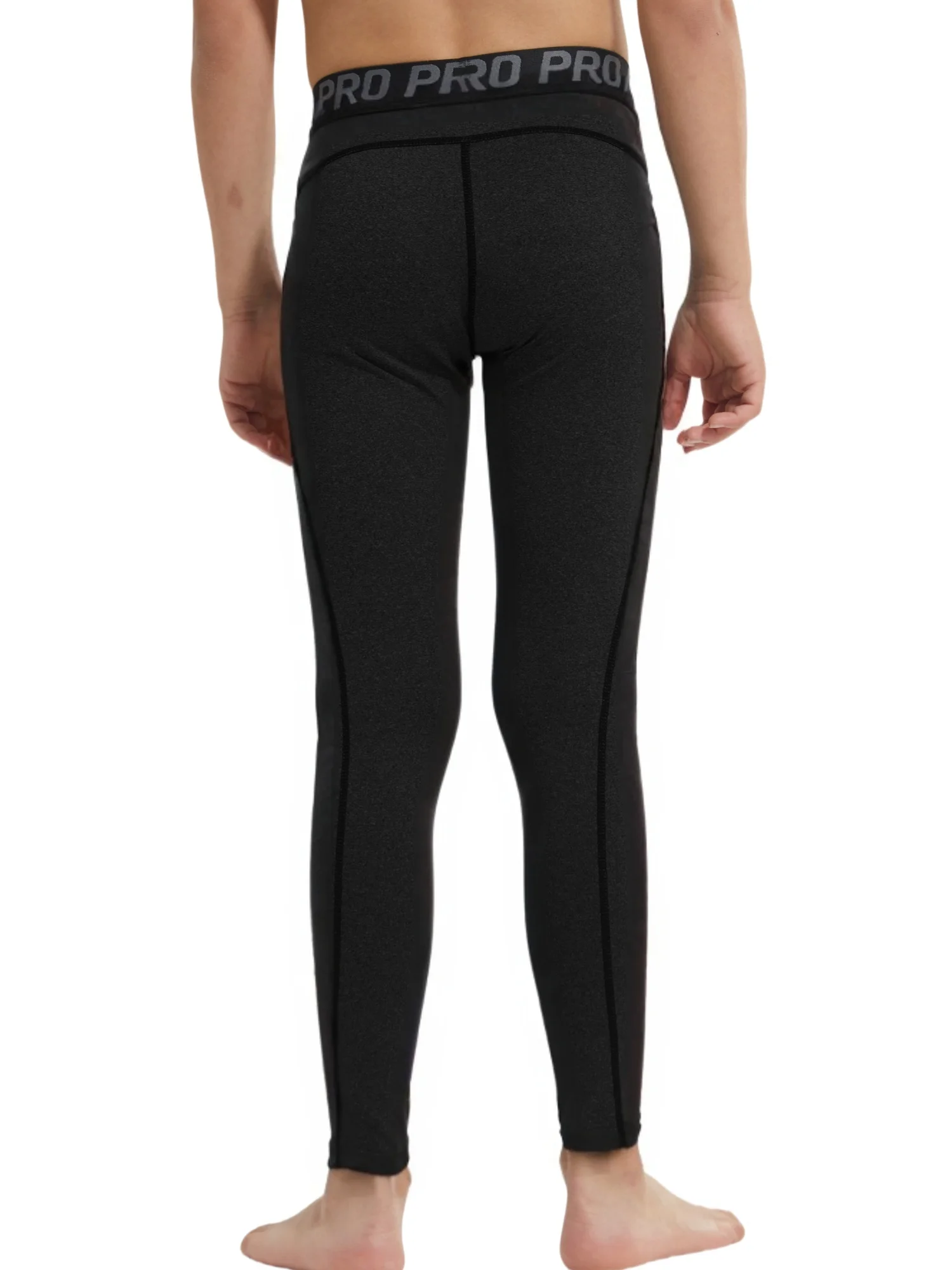 Jovem meninos leggings de compressão treino atlético correndo collants ativos meninos esportes fitness compressão ajuste calças